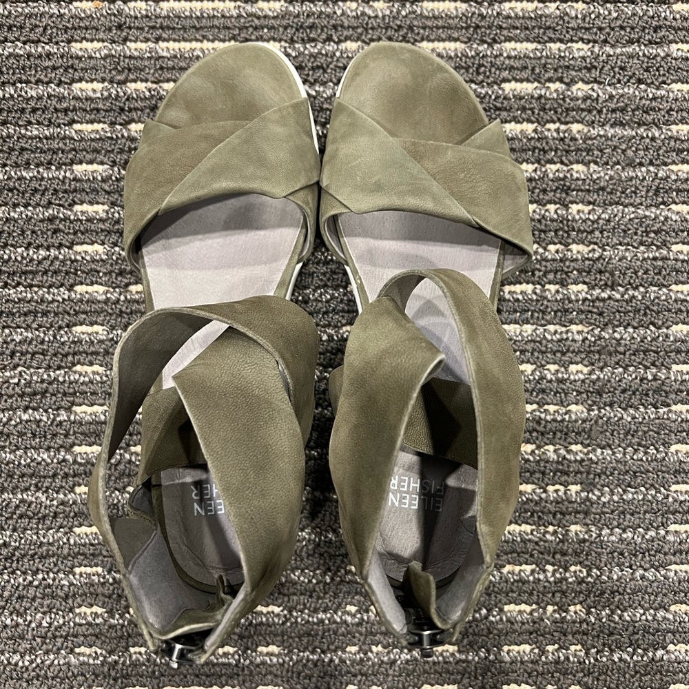 Eileen Fisher Suede Sandals